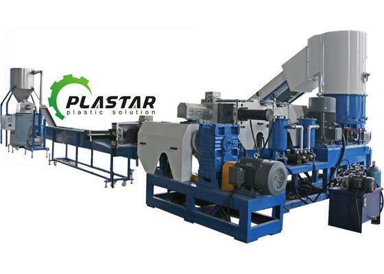 पोस्ट उपभोक्ता फिल्म पॉलीथीन प्लास्टिक पेलेटिटिंग रीसाइक्लिंग मशीन 1000 किग्रा / एच
